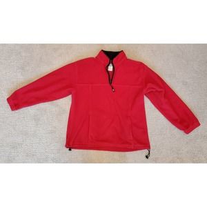 Women's Alpine Tek by Palmetto's Red Fleece Pullover Sweatshirt Size Medium